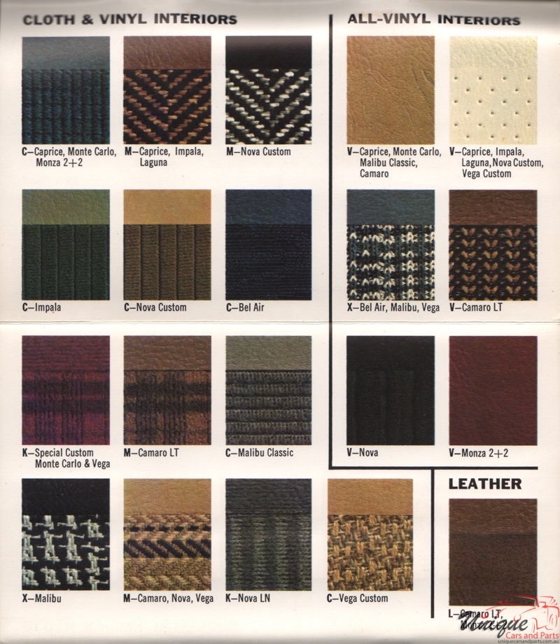 1975 Chev Paint Charts Corporate 3